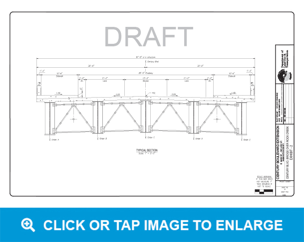 "Bridge design cross section"